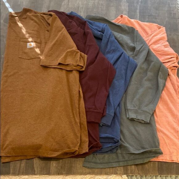 Carhartt Assorted Long Sleeve and Short Sleeve Shirts - Picture 1 of 16